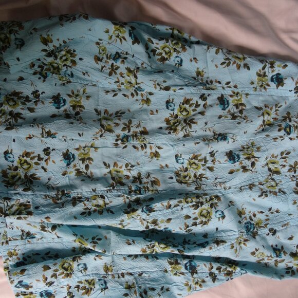 womens vintage stunning midi Point Zero floral size 3/4 skirt - Picture 8 of 8